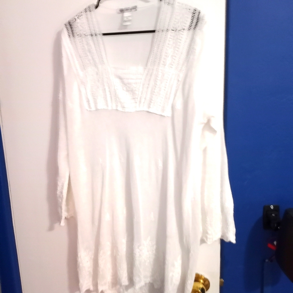 "Cute options" 100% cotton off white sheer sundres